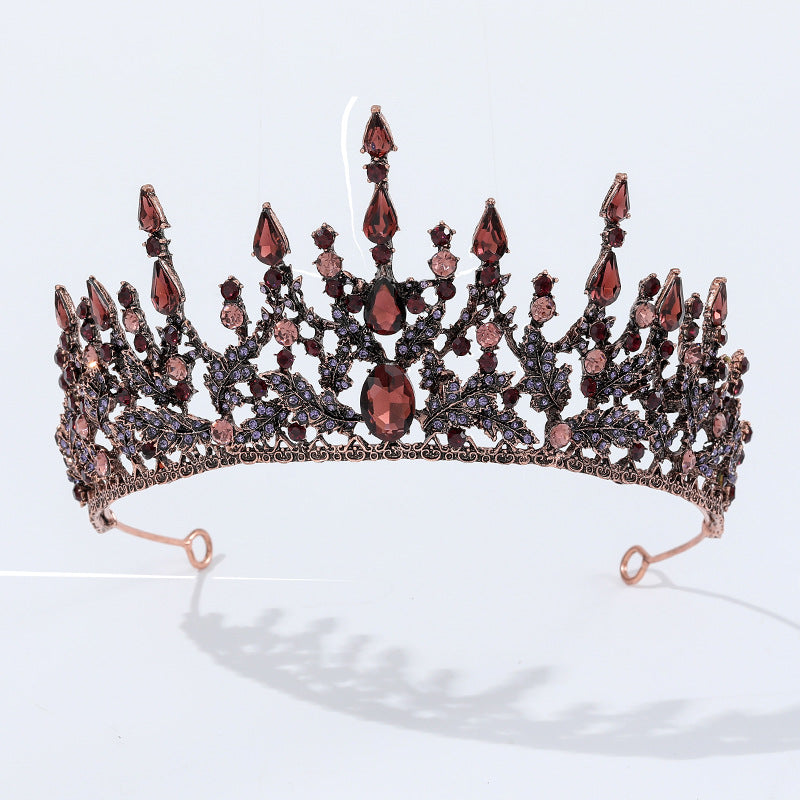 Bridal Crown Headdress Cross-border Rhinestone Hair Accessory