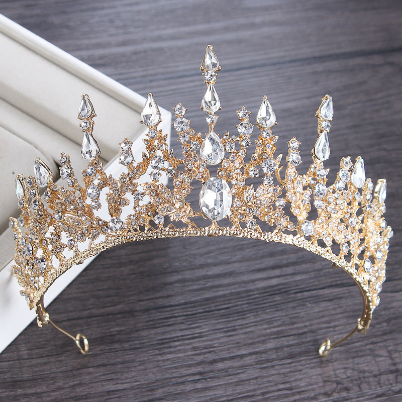 Bridal Crown Headdress Cross-border Rhinestone Hair Accessory