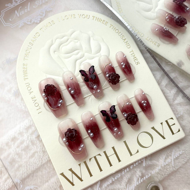 Handmade Real Shot Nail Stickers