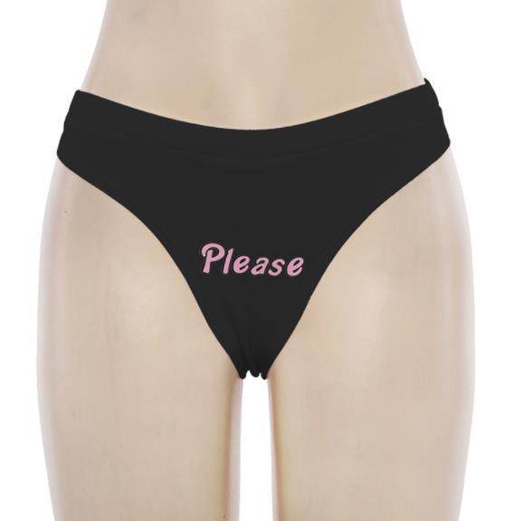 Women's Swimsuit Letter Printed Split Bikini