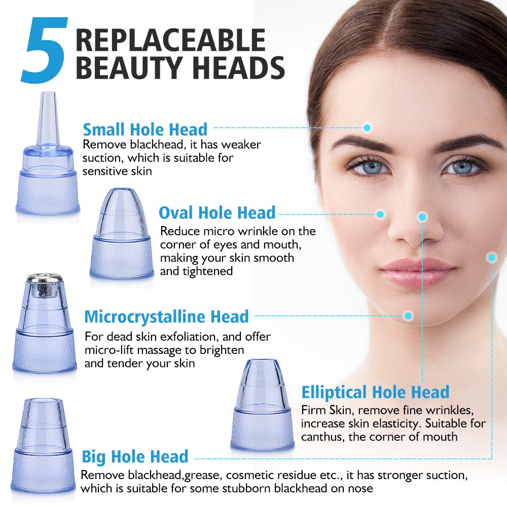 Electric blackhead scrubber