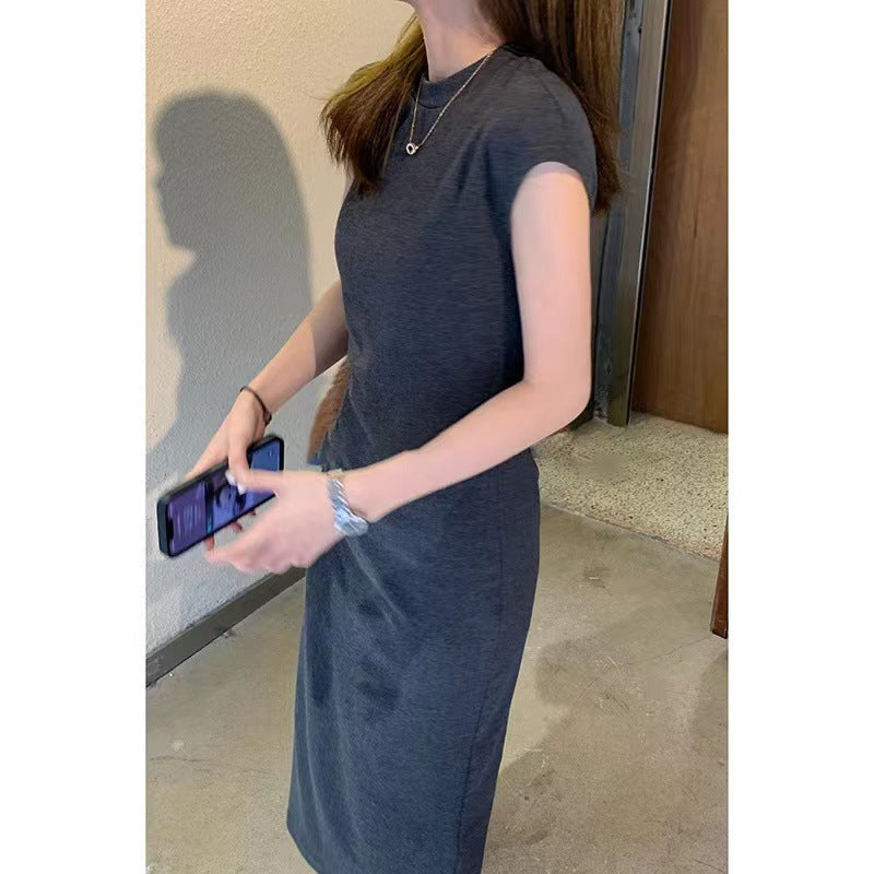 Summer Dress With Simple Shoulder Sleeves
