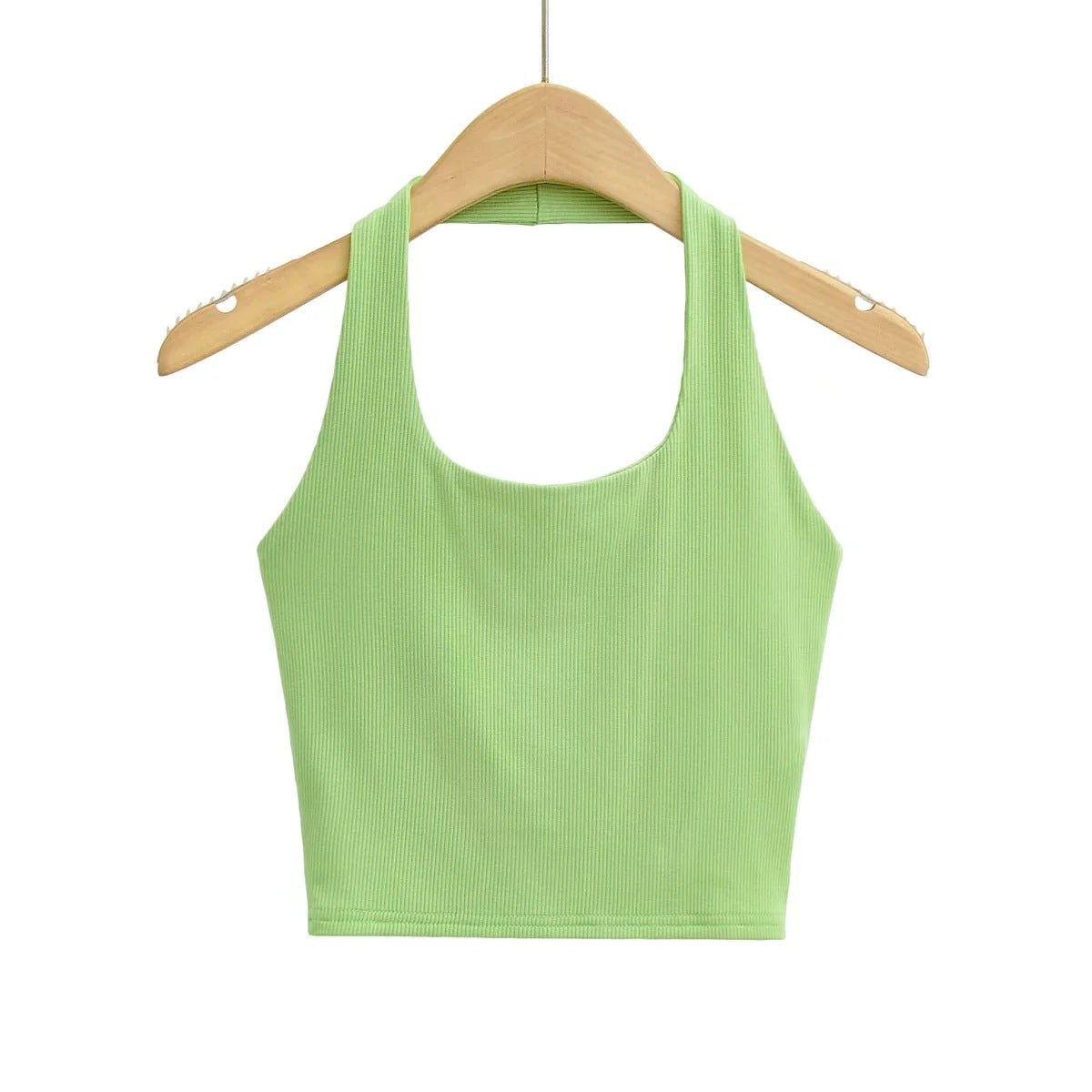 Women's Vest Halter Top Summer Slim-fit Solid Color