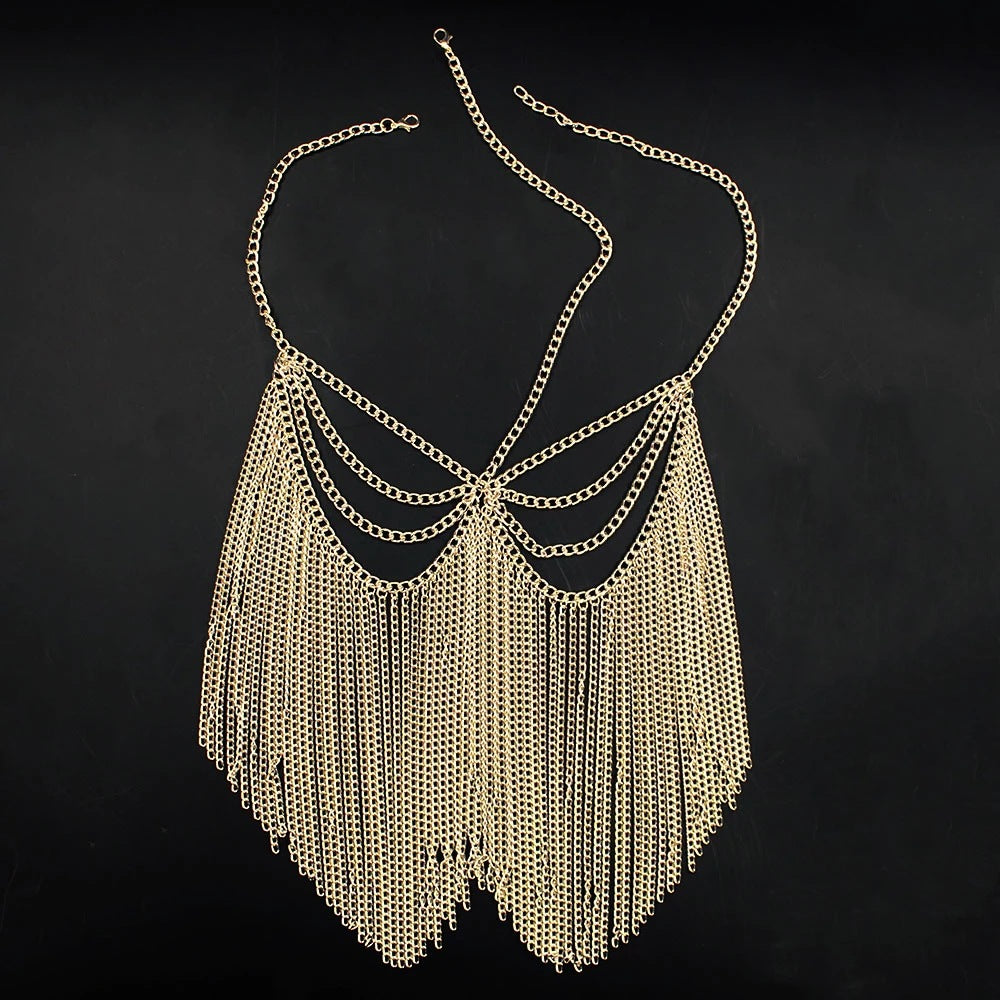 Women's Ethnic Style Su Shui Diamonds Hair Chain Mask