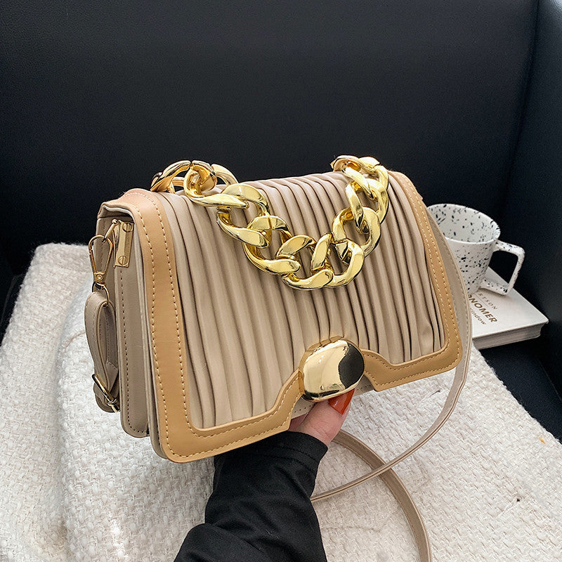 Chain Fashion Trendy Korean Style Ins Single Back Messenger Handbag
