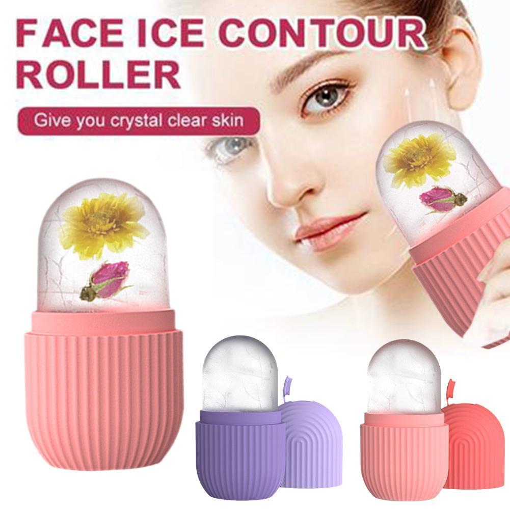 Silicone Ice Cube Tray Mold Facial Beauty Tool