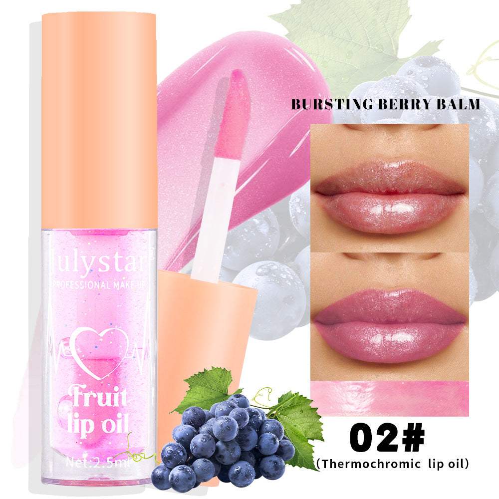 20 Colors Fruit Lip Lacquer Water Light Transparent Moisturizing
