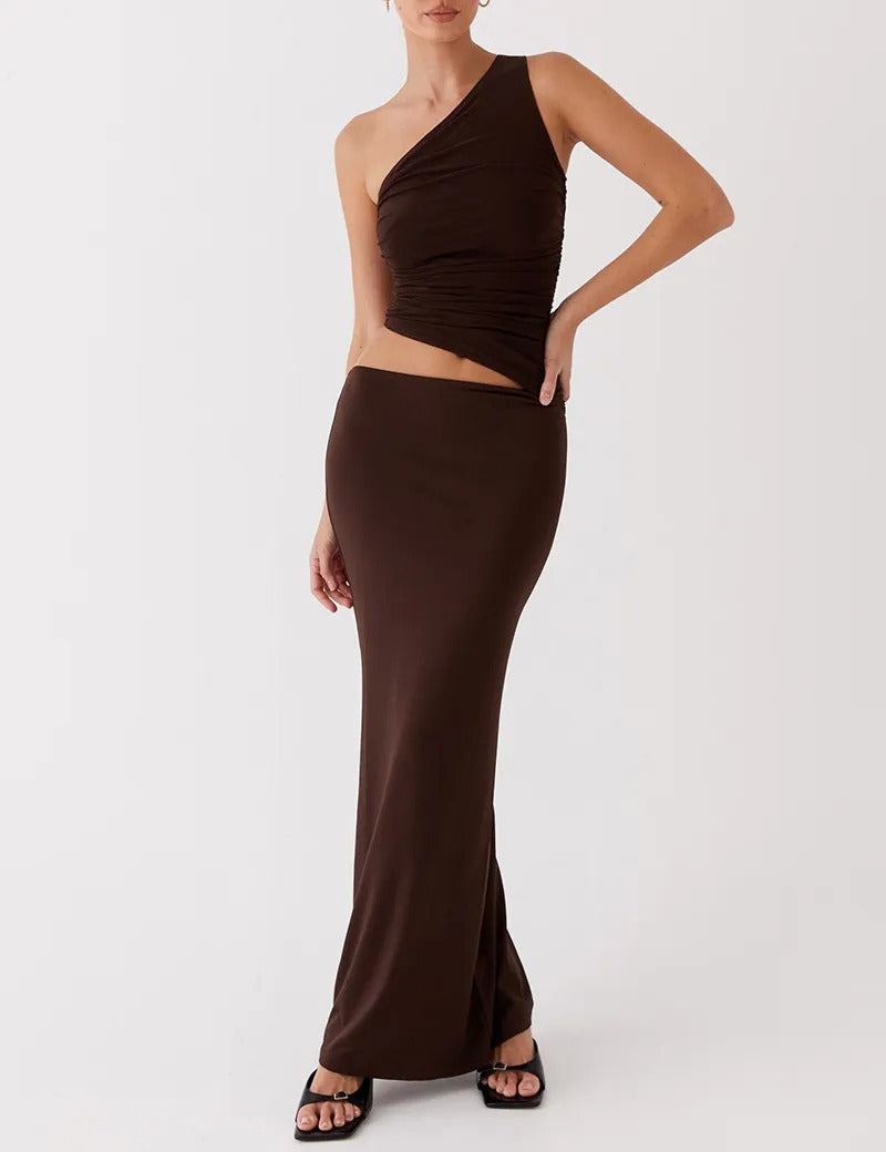 European And American Solid Color Slim Fit Comfortable Fashion Women Dress Suit