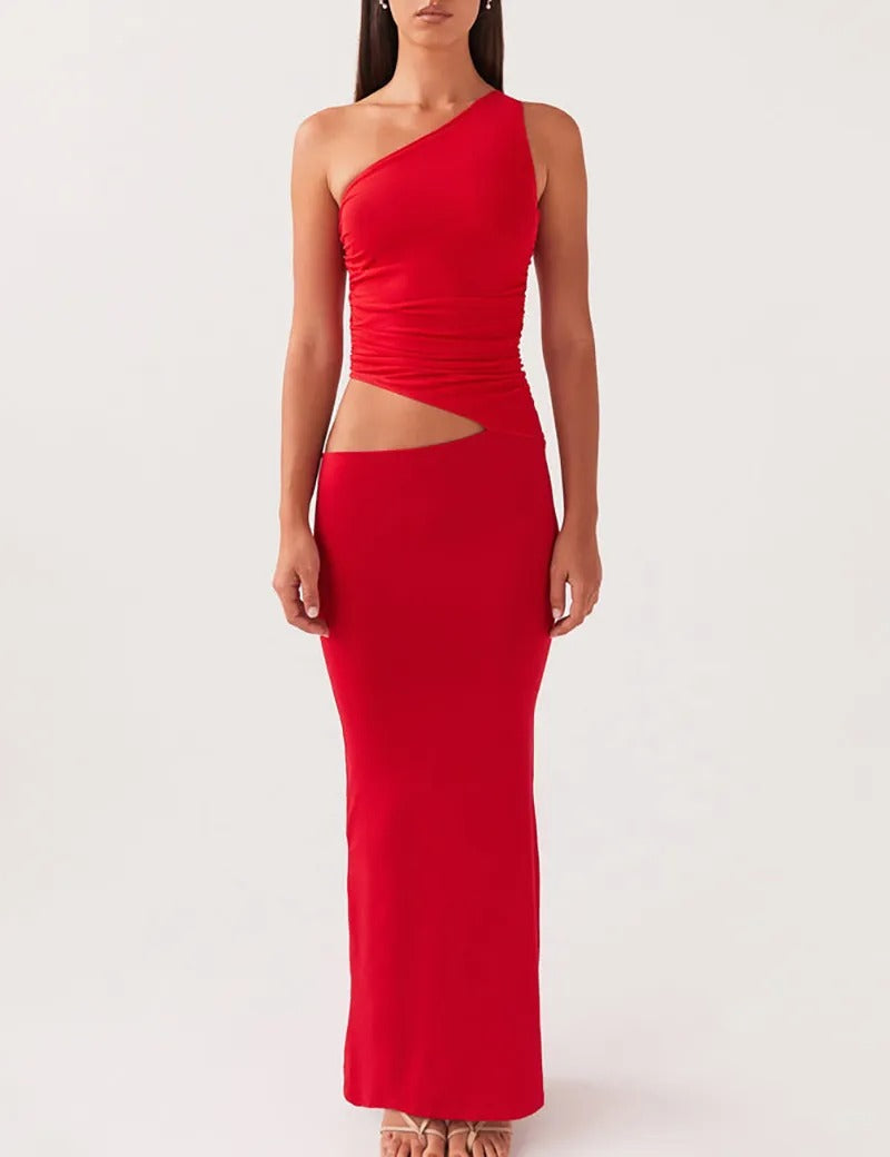 European And American Solid Color Slim Fit Comfortable Fashion Women Dress Suit