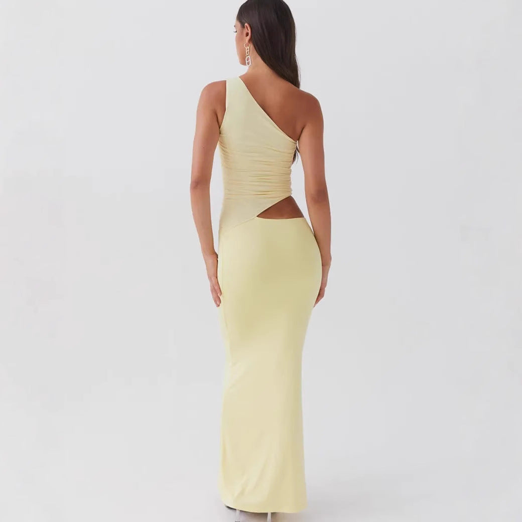 European And American Solid Color Slim Fit Comfortable Fashion Women Dress Suit