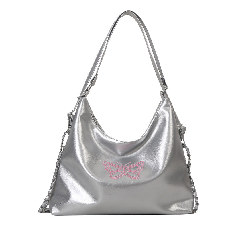 Women's Fashion Casual Soft Leather Large Capacity One-shoulder Bucket Bag
