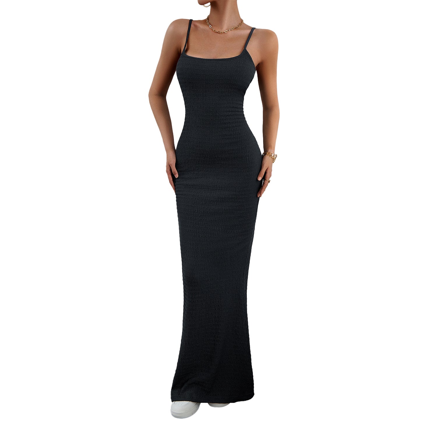 Women's Fashion Hip Slim-fit Suspender Dress