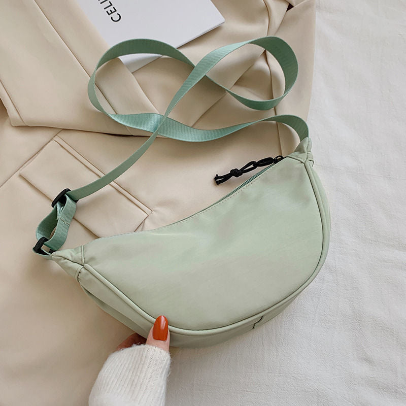 Dumpling Light Small Armpit Simple Shoulder Canvas Bag