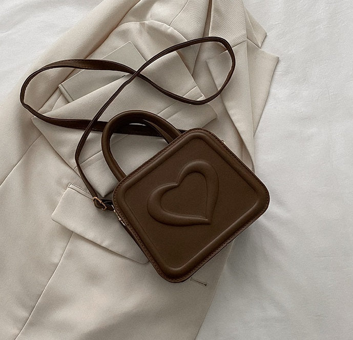 Trendy Casual Fashion Shoulder Crossbody Portable Small Square Bag