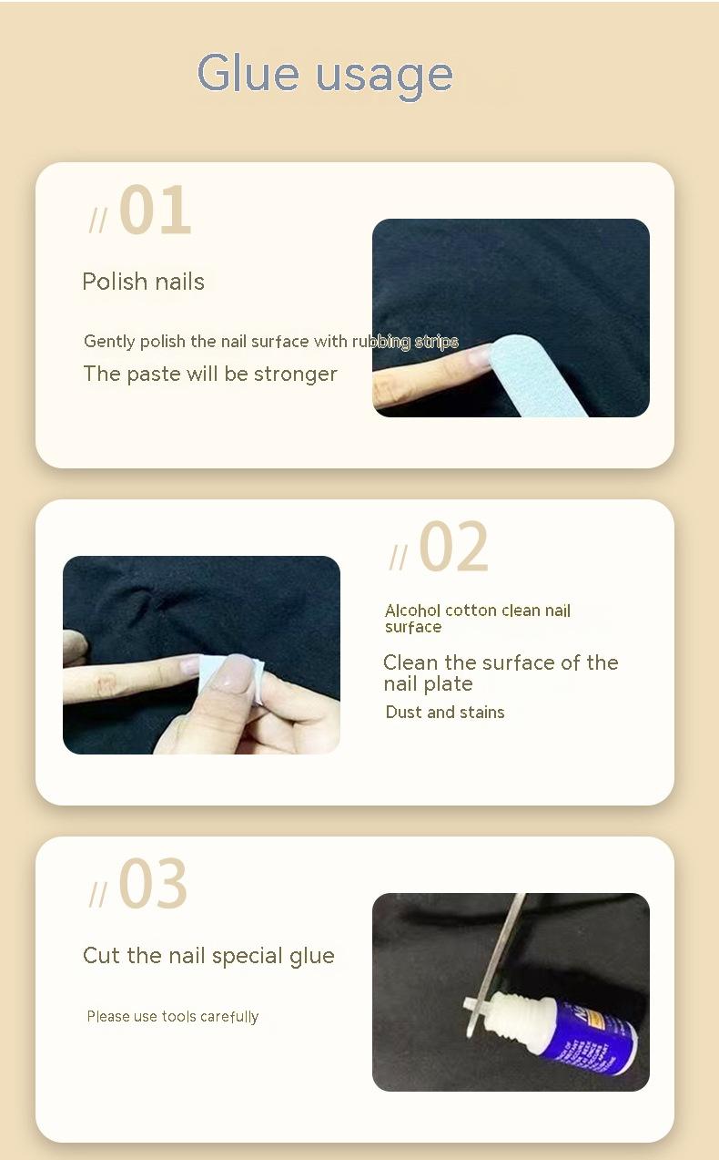 Wearing Sun Protection Detachable False Nails