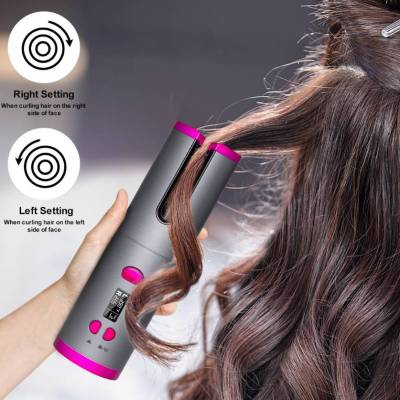 Ceramic Mini Automatic Curling Iron Usb Wireless Lazy Charging