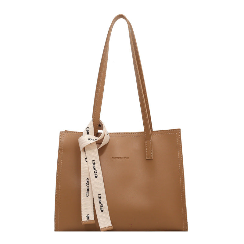 Pure Color Square Bag Lady Temperament