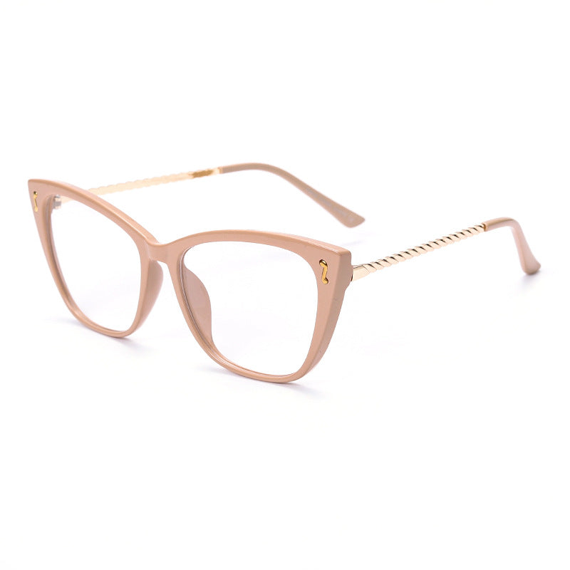 Trend Fashion Retro Metal Flat Mirror Optical Glasses Frame Hipster Frame Mirror Fashion Sunglasses