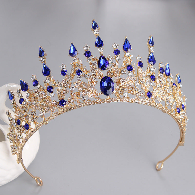 Bridal Crown Headdress Cross-border Rhinestone Hair Accessory