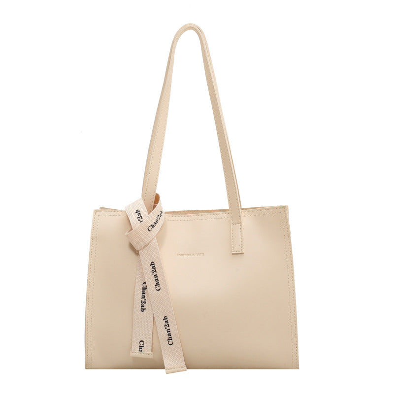 Pure Color Square Bag Lady Temperament