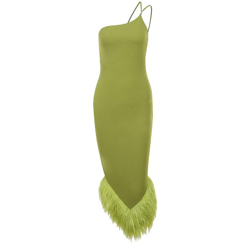 Slim Backless Dress Slim Waist