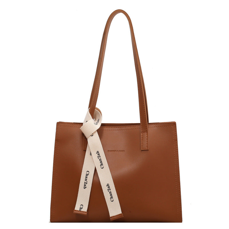 Pure Color Square Bag Lady Temperament