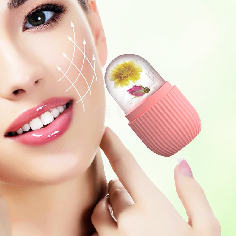 Silicone Ice Cube Tray Mold Facial Beauty Tool