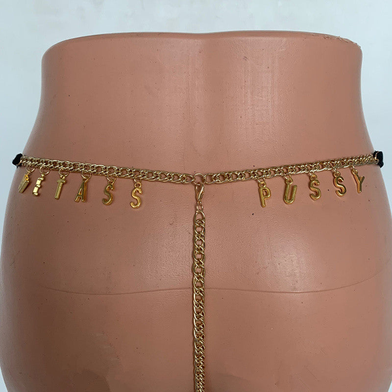 Customized Thong Waist Chain Body Chain