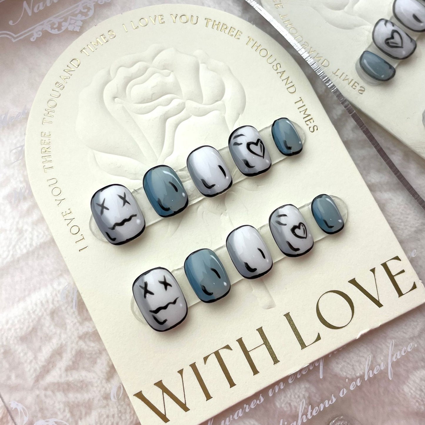 Handmade Real Shot Nail Stickers
