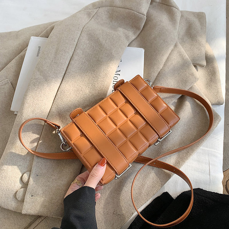 Fashion Rhombus One-shoulder Messenger Bag