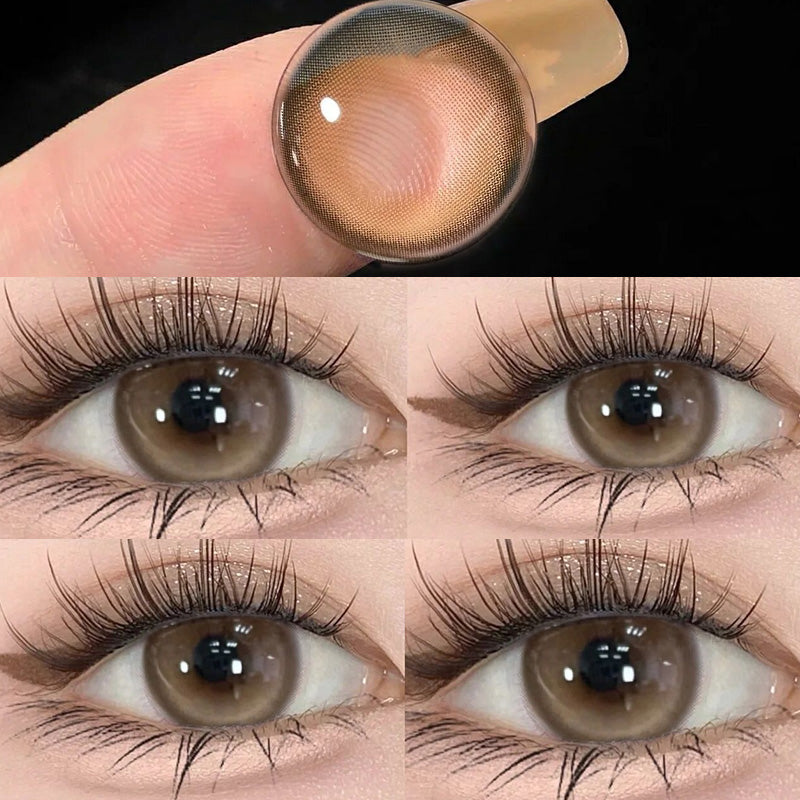 Blueberry Treasure Pearl Blue Large Diameter Meitong Contact Lens Thrown On The Moon