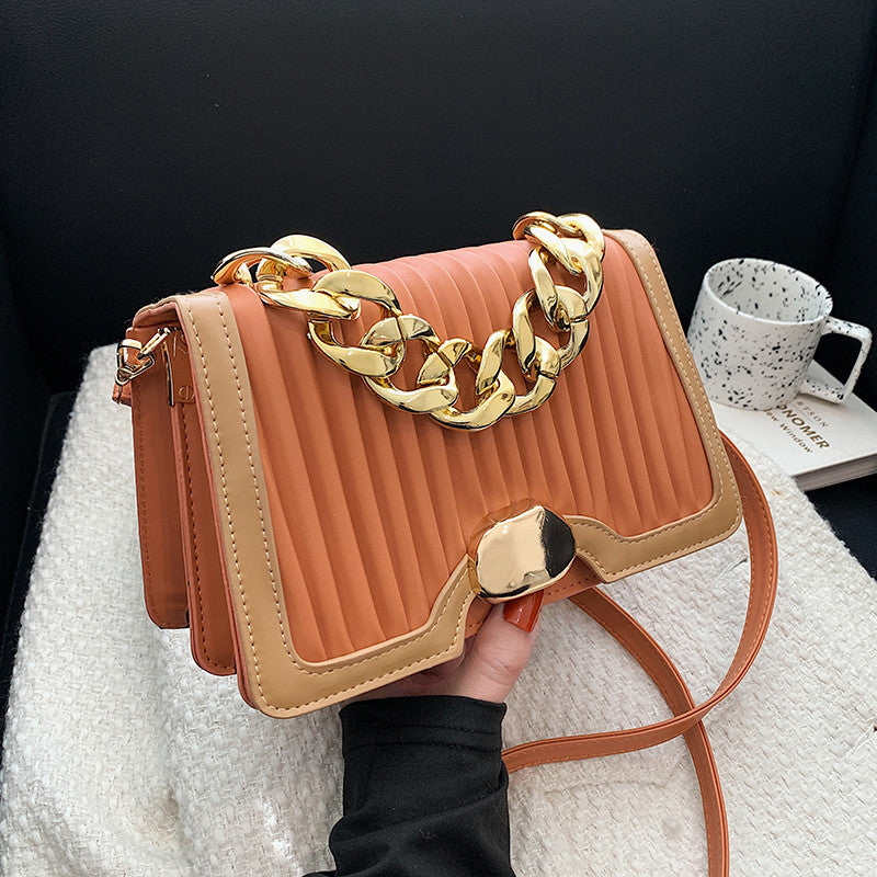 Chain Fashion Trendy Korean Style Ins Single Back Messenger Handbag