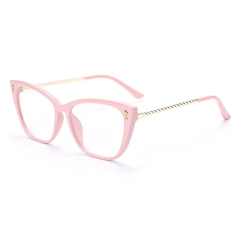 Trend Fashion Retro Metal Flat Mirror Optical Glasses Frame Hipster Frame Mirror Fashion Sunglasses