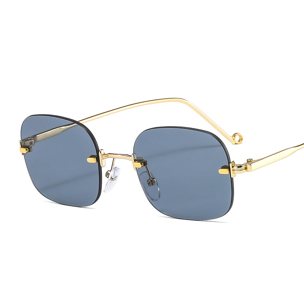 Fashion New Multicolor Metal Square Sunglasses