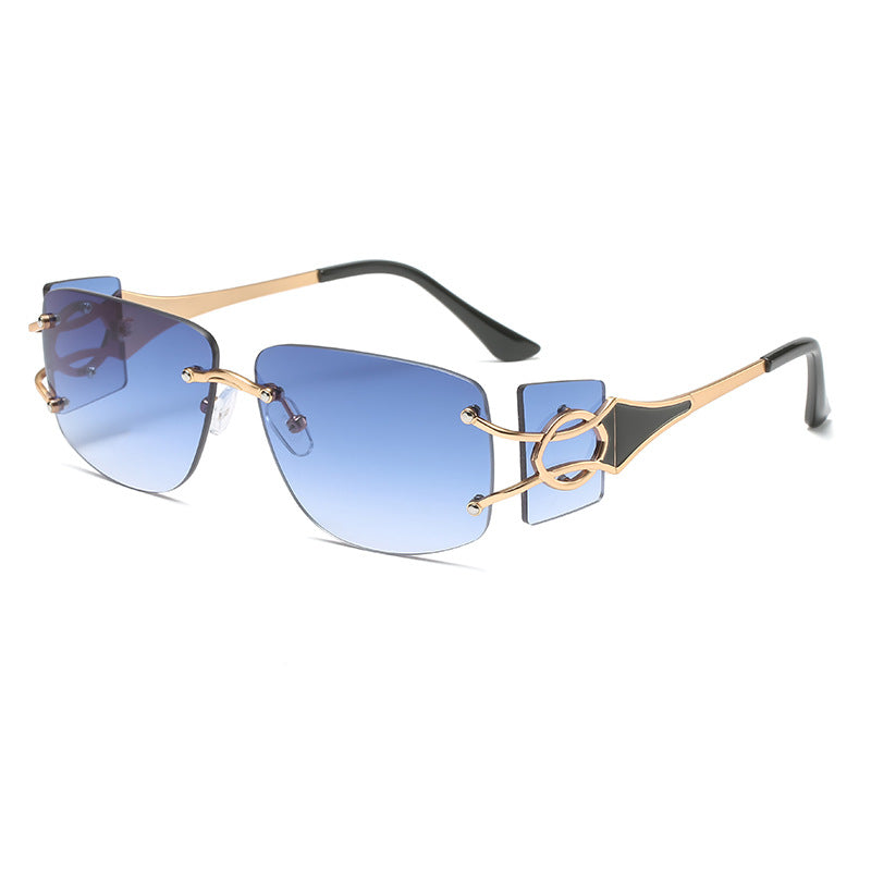 Cut-edge Diamond Decorative Trend Sunglasses