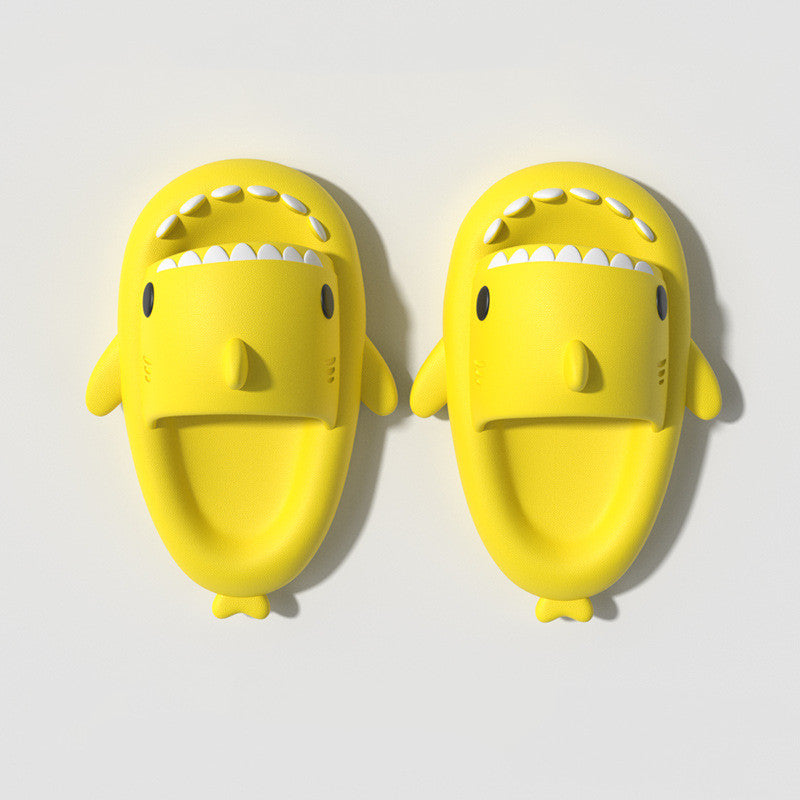 Children's Sandals And Slippers Summer Thick Bottom Second Generation Shark EVA Slippers Home Children Parent-child Non-slip Soft Bottom Baby Sandals