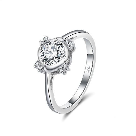 925 Sterling Silver Diamond Earrings