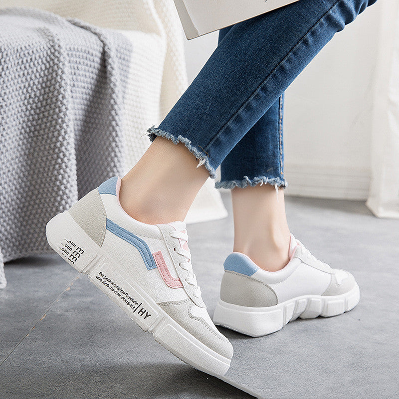 Flat autumn single shoe plank shoe