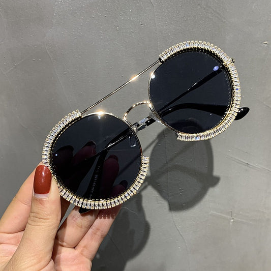 Zircon oversized sunglasses