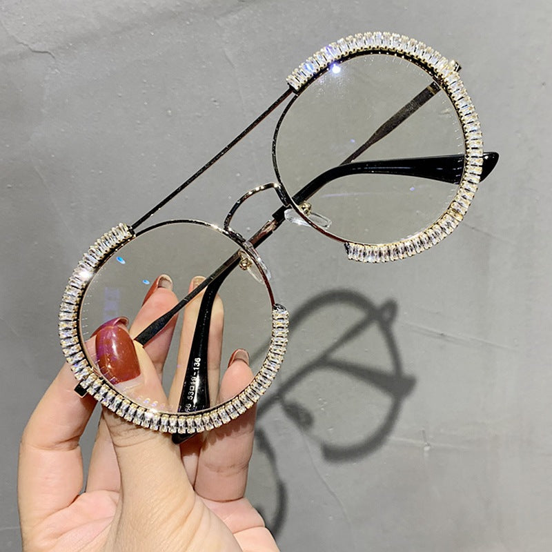 Zircon oversized sunglasses
