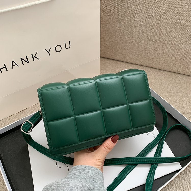 Fashion Shiny Small Square Bag Pu Single Shoulder Messenger Shoulder Bag