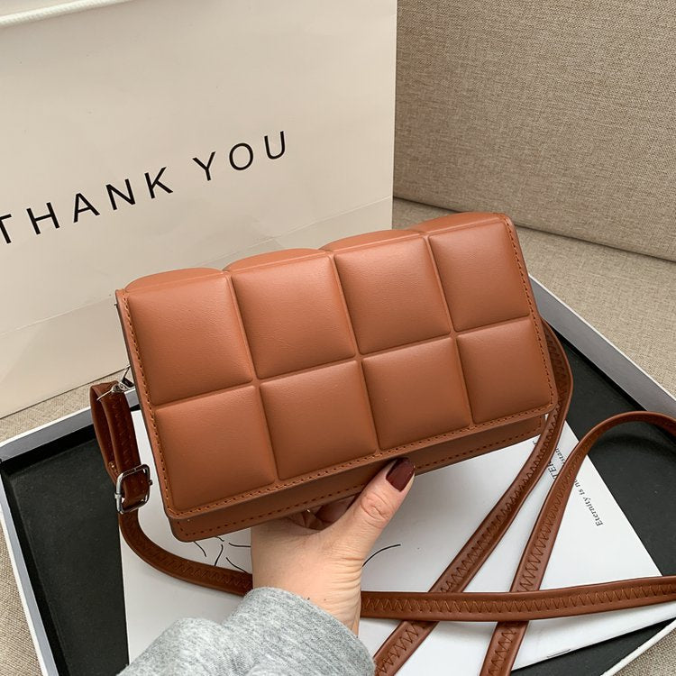 Fashion Shiny Small Square Bag Pu Single Shoulder Messenger Shoulder Bag