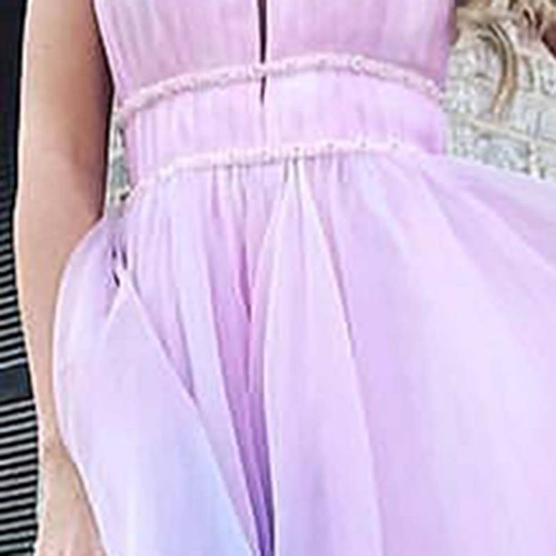Women's New Women's Printed Dress Explosive Sexy Deep V Dress Long Skirt
