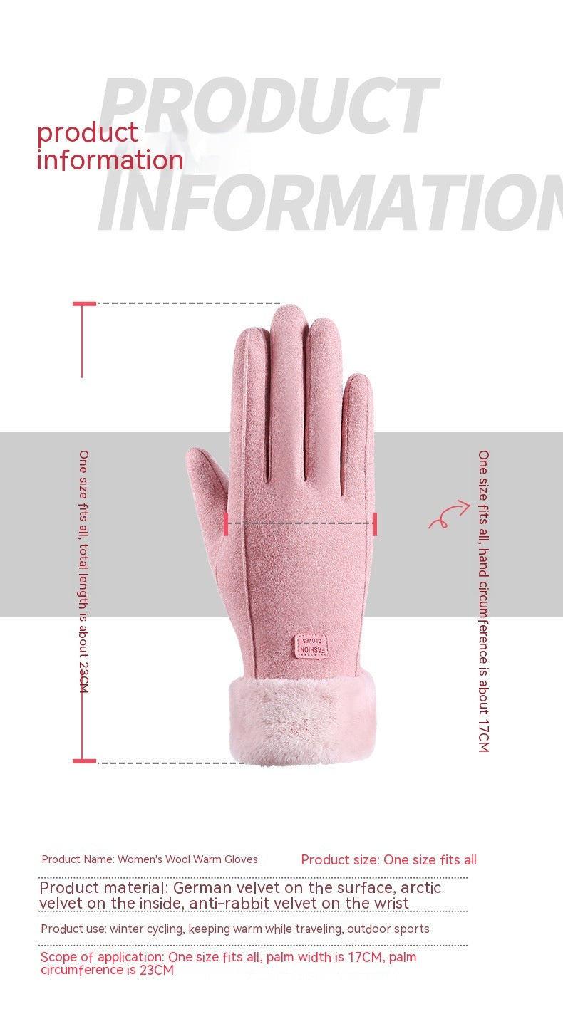 CozyGrip Fleece Gloves