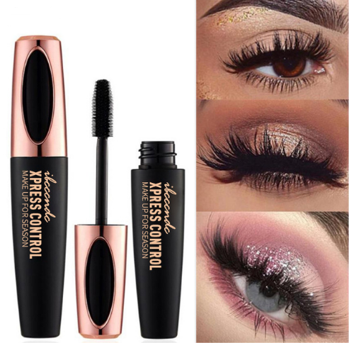 "SilkLash Max Volume Mascara: Waterproof Lengthening and Volumizing Eyelashes"