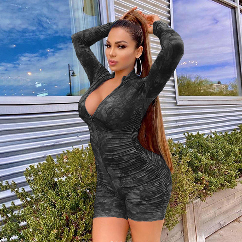 Women's High Waist Tight Hip Lifting Sport Jumpsuit