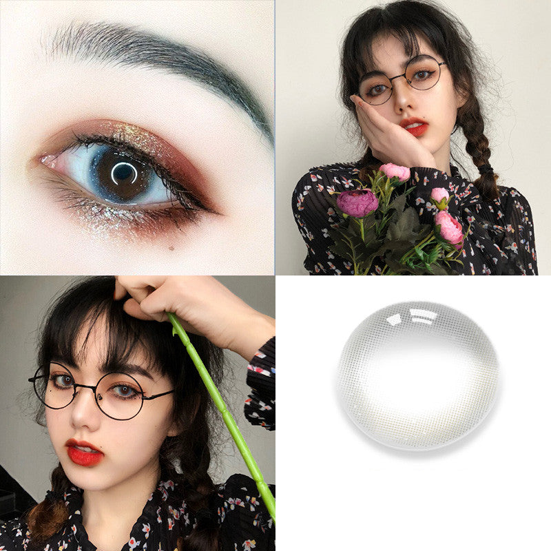 2 pieces of Russian girl blue color contacts