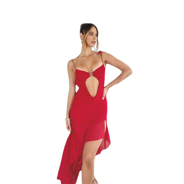Hot Girl Split Lace Long Sheath Skirt