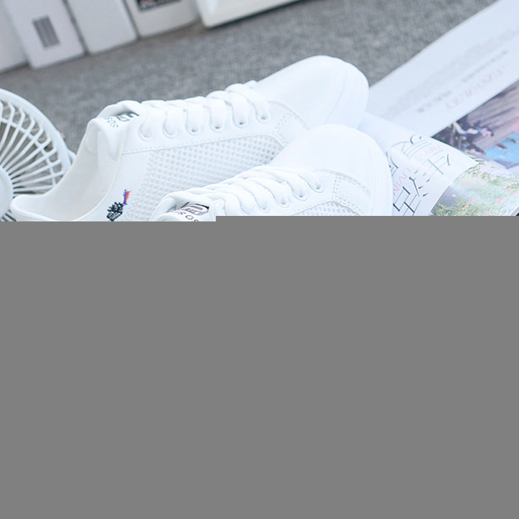 Openwork net shoes