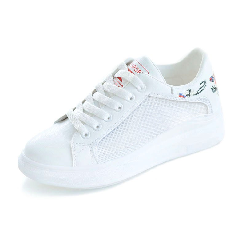 Openwork net shoes